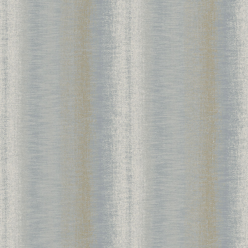 Blaugraue Vliestapete, Streifen, RE25143, Reflect, Decoprint