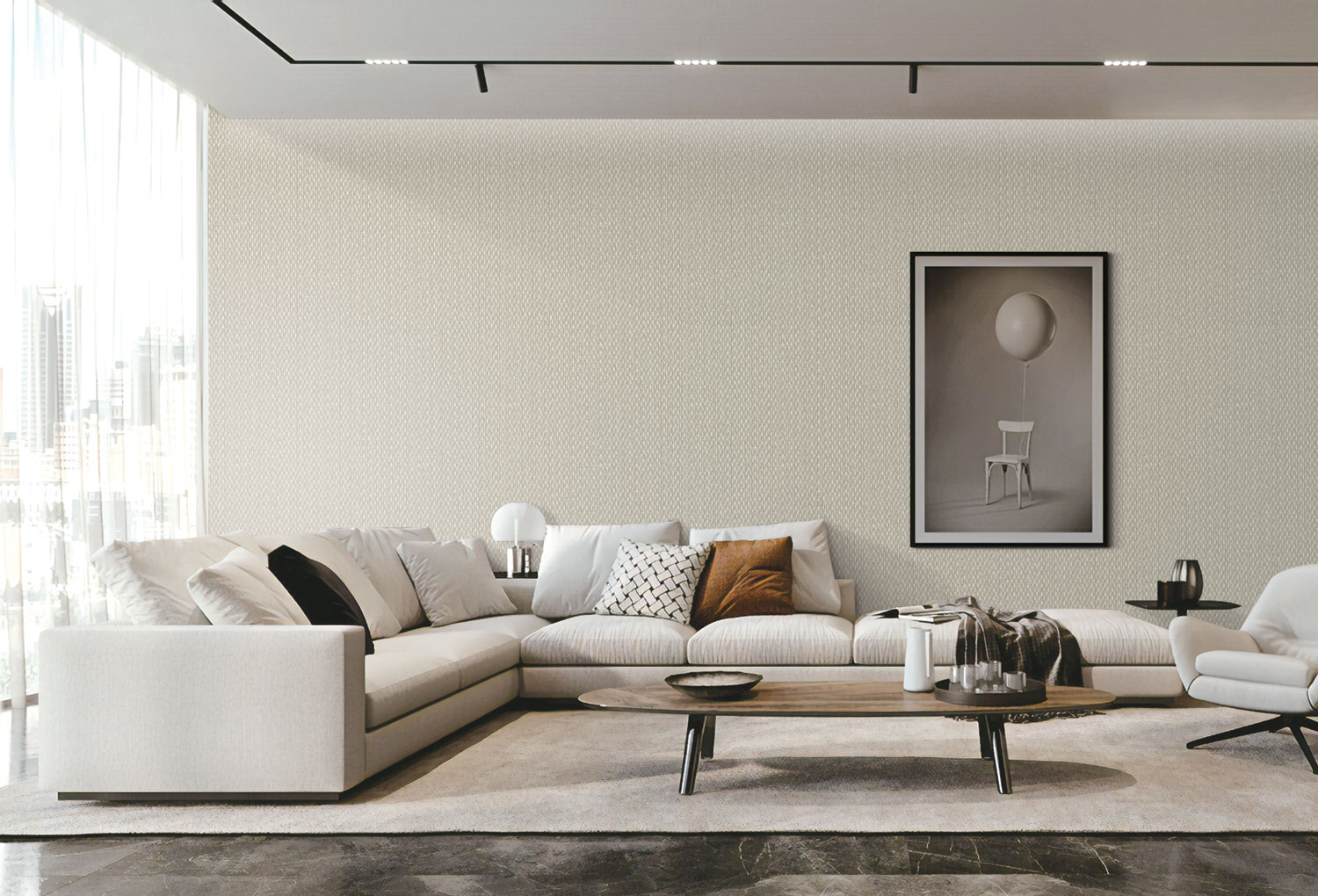 Luxustapete, Stoffimitation, LC522509, Luxury Colors, Id Design