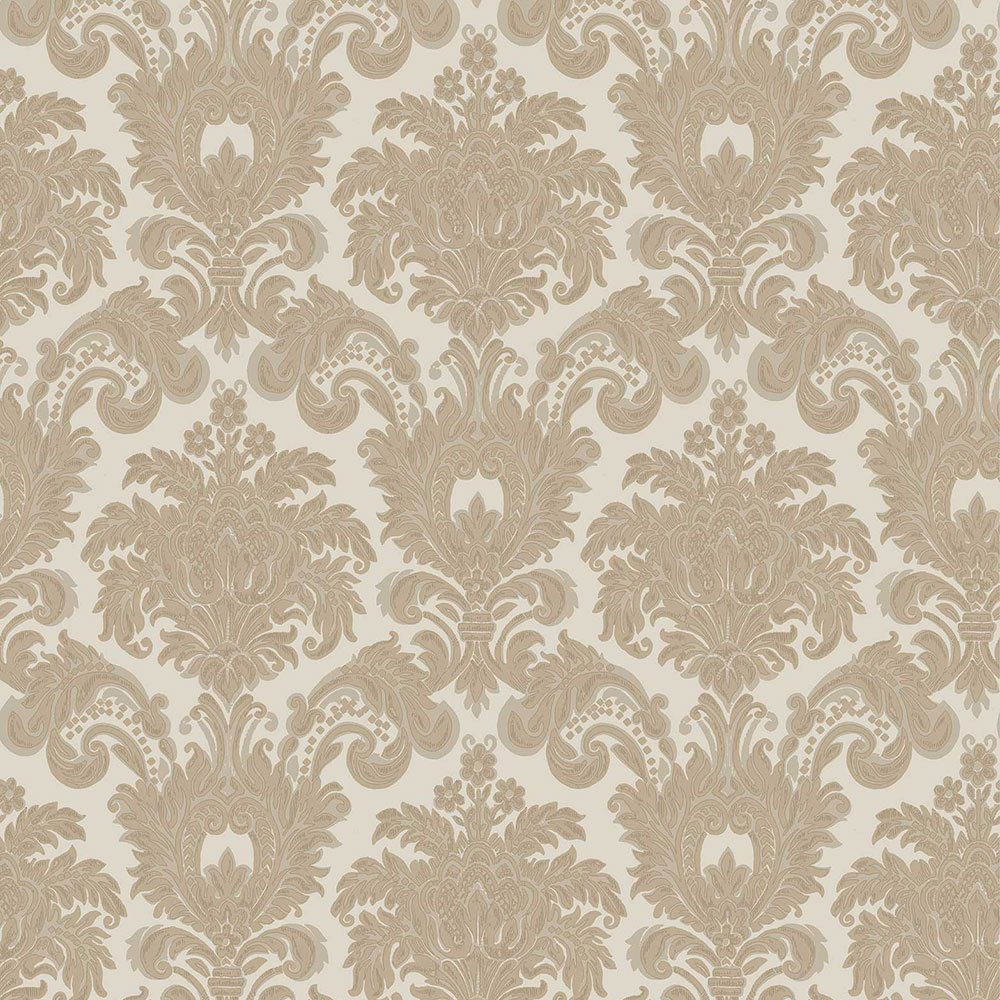 Goldbeige Barocktapete, 33324, Tradizioni, Cristiana Masi by Parato