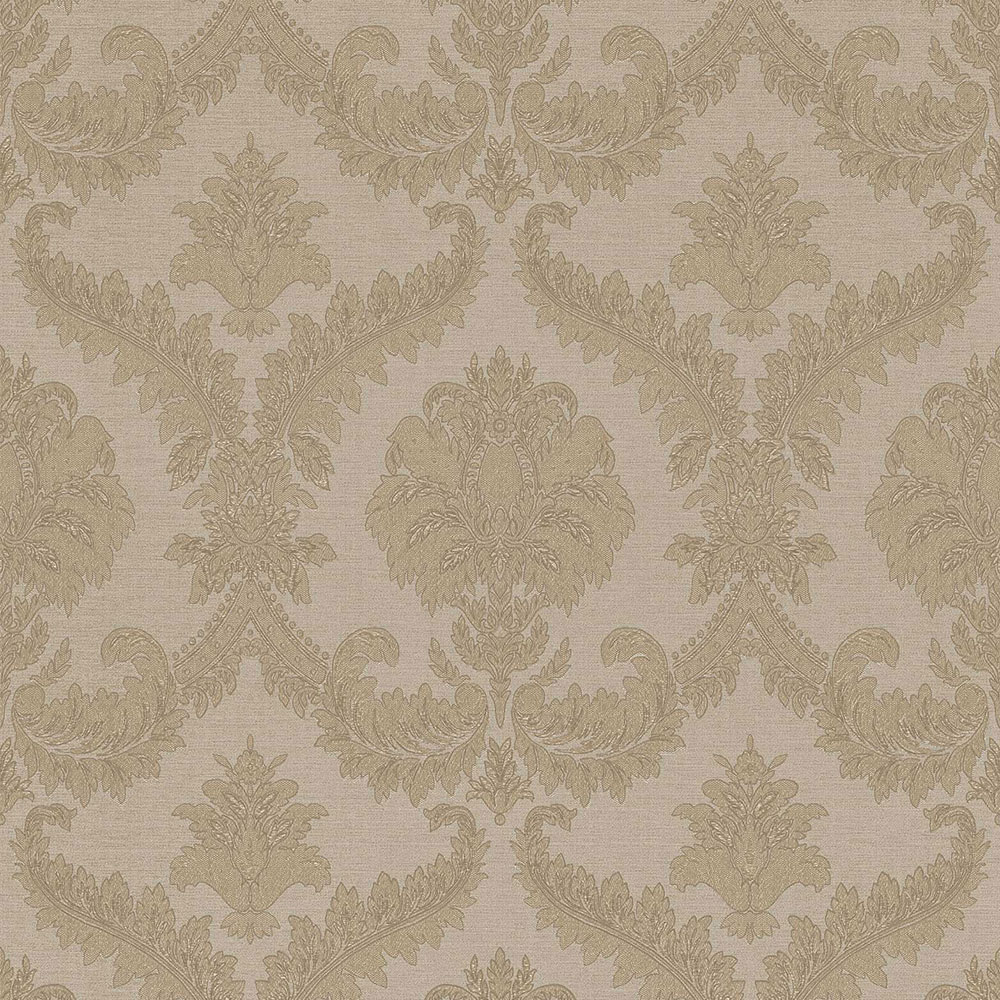 Braune Barocktapete, 33334, Tradizioni, Cristiana Masi by Parato