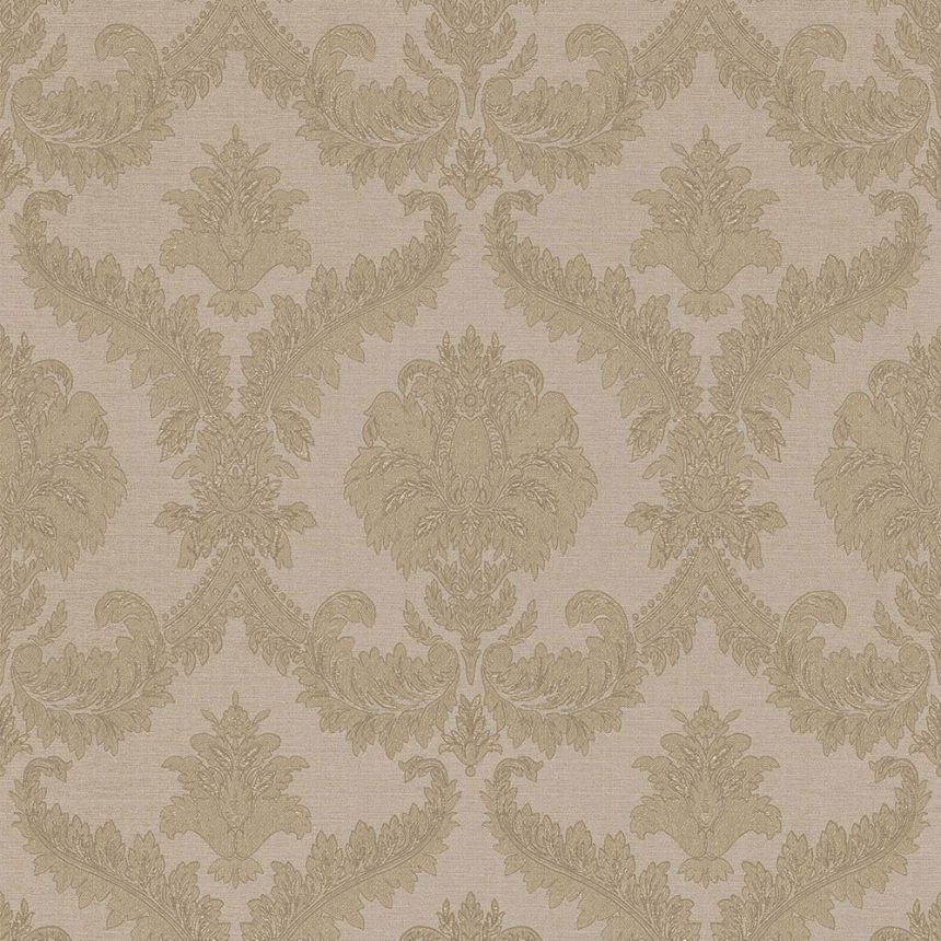 Braune Barocktapete, 33334, Tradizioni, Cristiana Masi by Parato