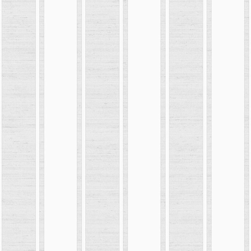 Grau und cremefarben gestreifte Tapete, 33361, Tradizioni, Cristiana Masi by Parato