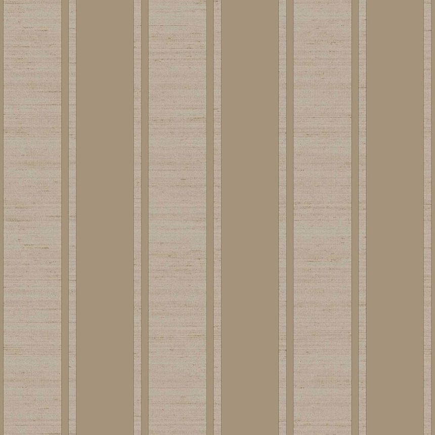 Sandfarbene gestreifte Tapete, 33367, Tradizioni, Cristiana Masi by Parato