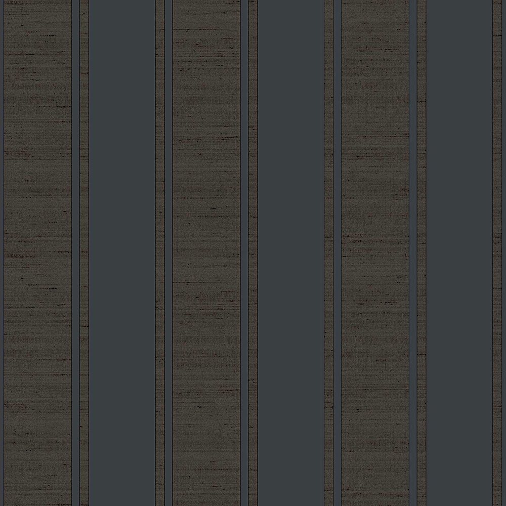 Blau-braun gestreifte Tapete, 33369, Tradizioni, Cristiana Masi by Parato