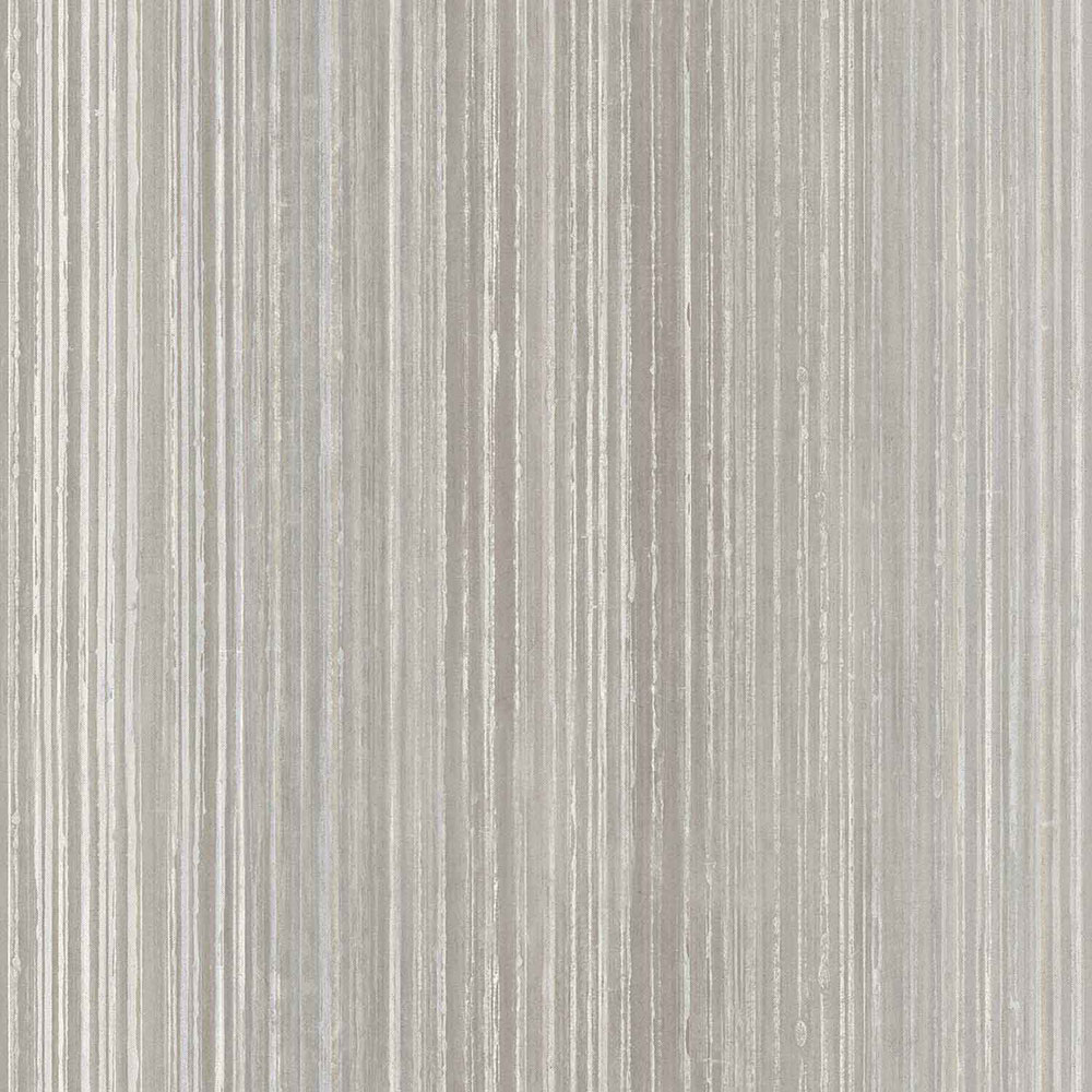 Gestreifte grau-cremefarbene Tapete, 43851, Terra, Cristiana Masi by Parato