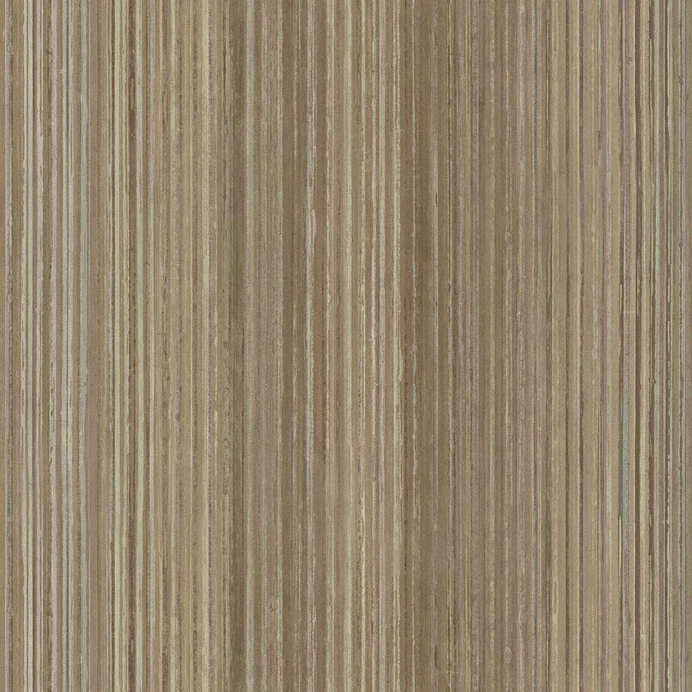 Braun-beige gestreifte Tapete, 43853, Terra, Cristiana Masi by Parato
