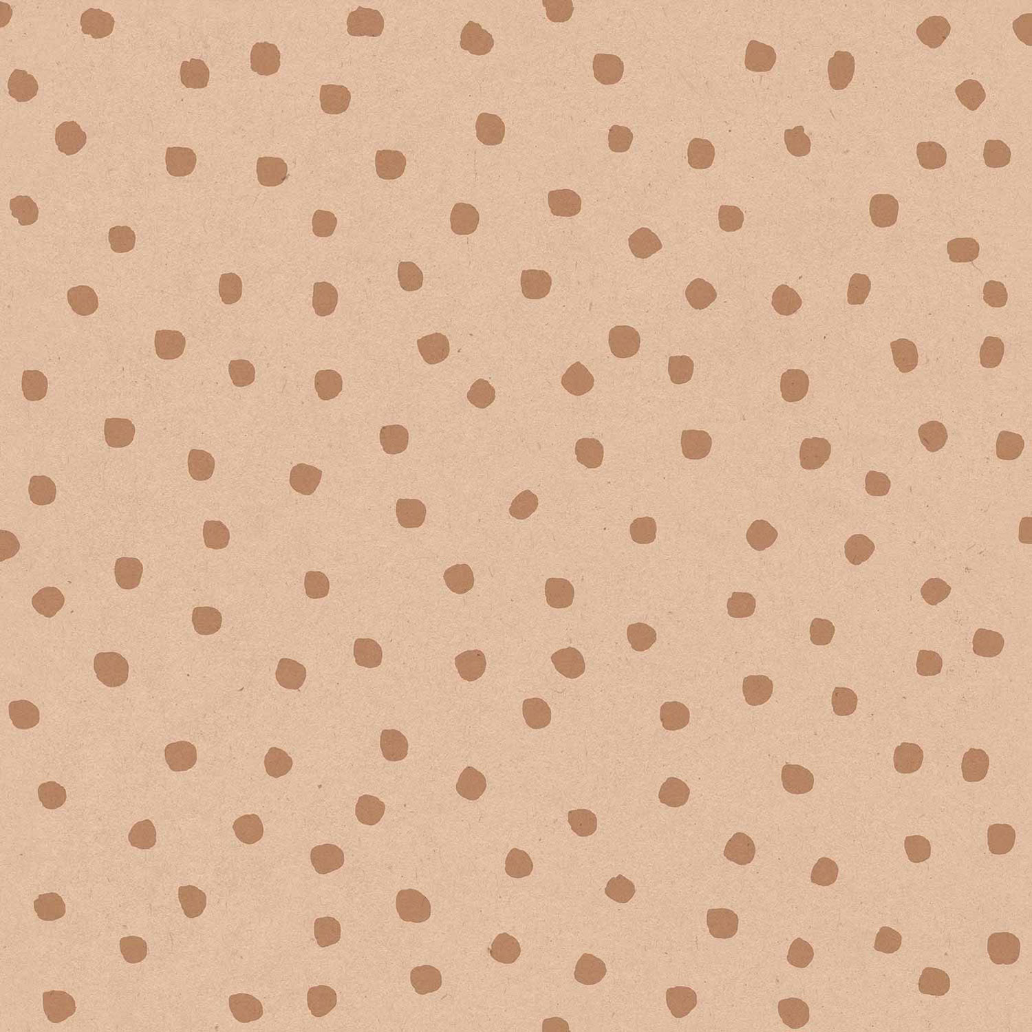 Braune Vliestapete mit Punkten, 17122, MiniMe, Cristiana Masi by Parato