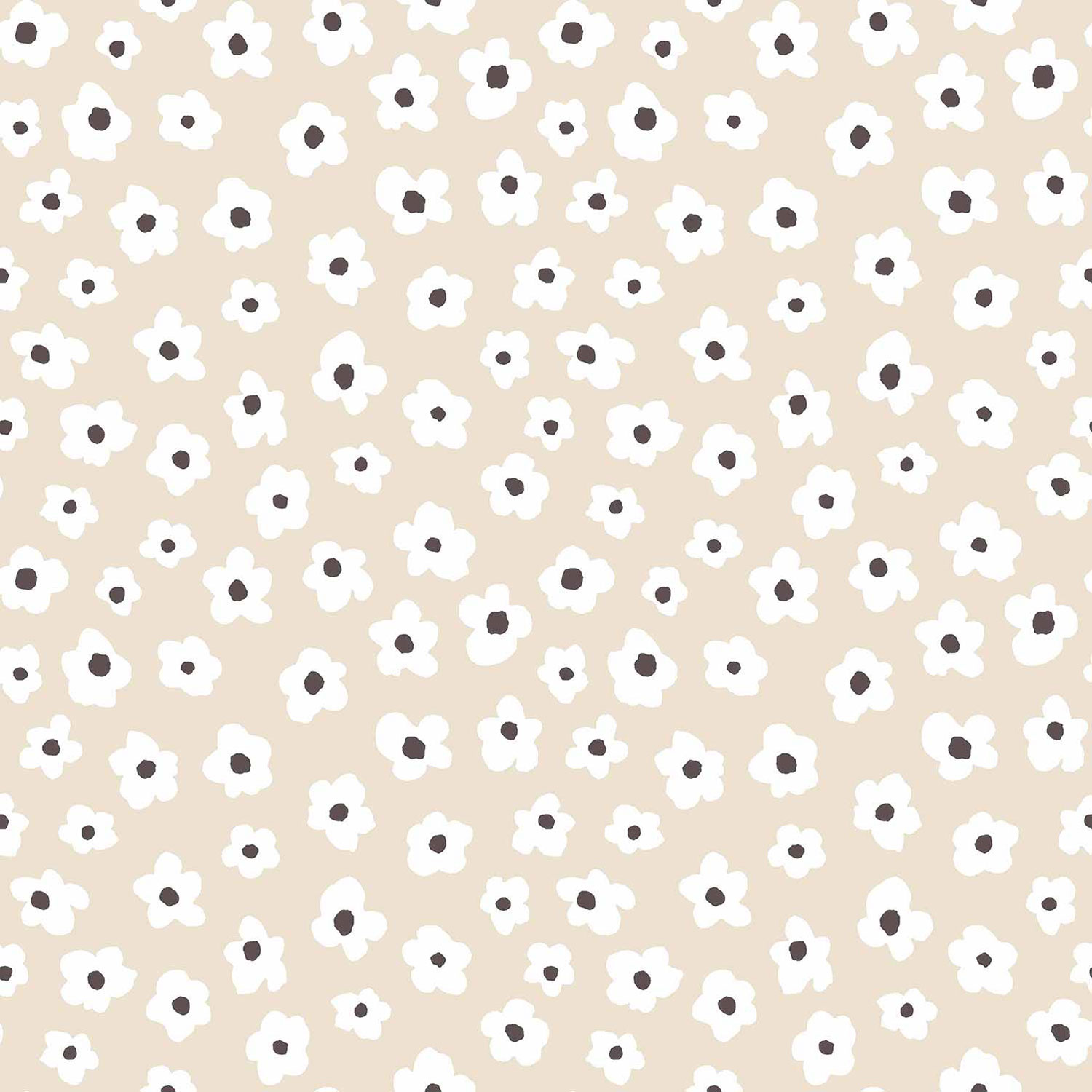 Beige florale Vliestapete, 17138, MiniMe, Cristiana Masi by Parato