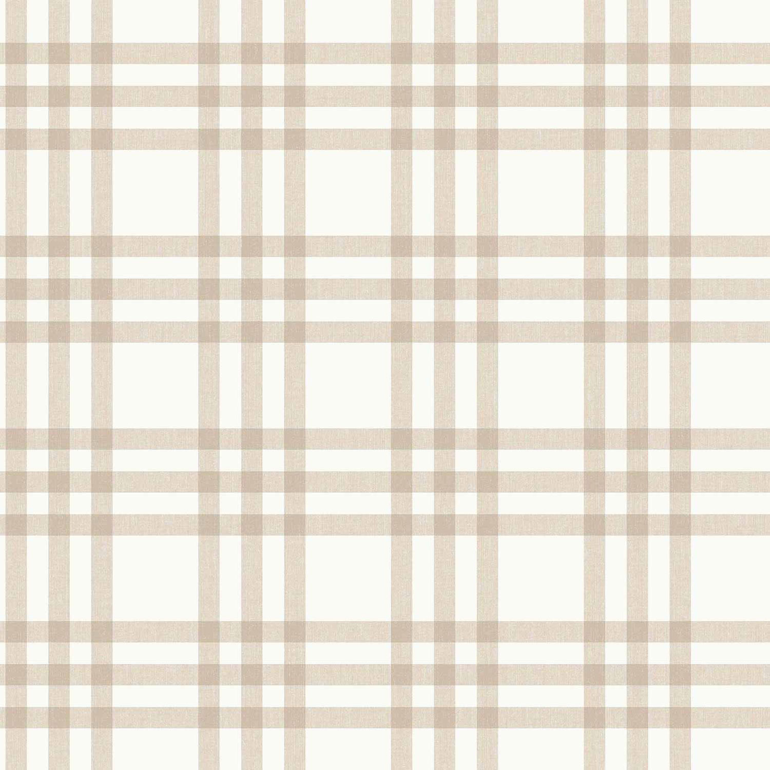 Beige-weiße Vliestapete, kariert, 17153, MiniMe, Cristiana Masi by Parato