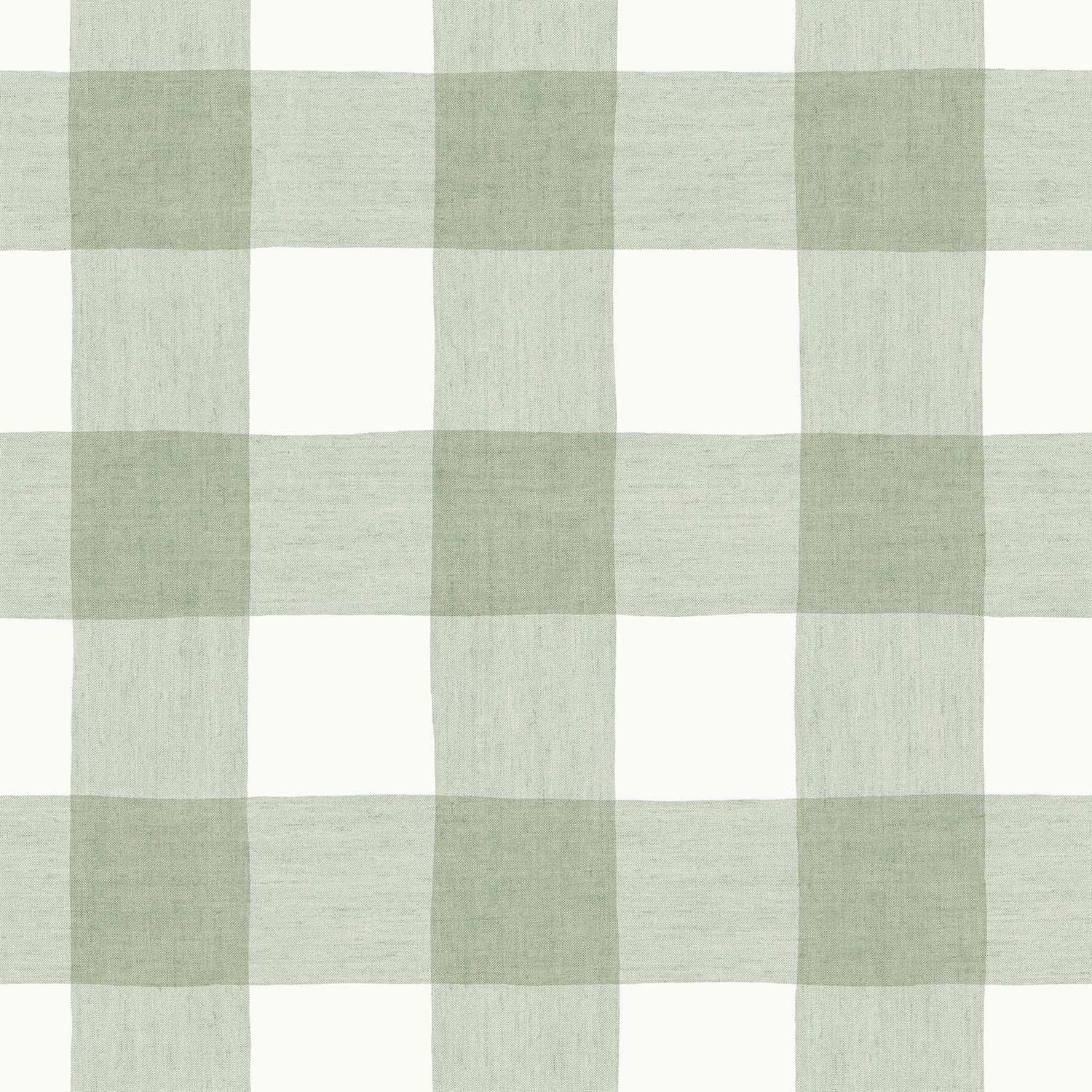 Grün-weiße Vliestapete, kariert, 17155, MiniMe, Cristiana Masi by Parato