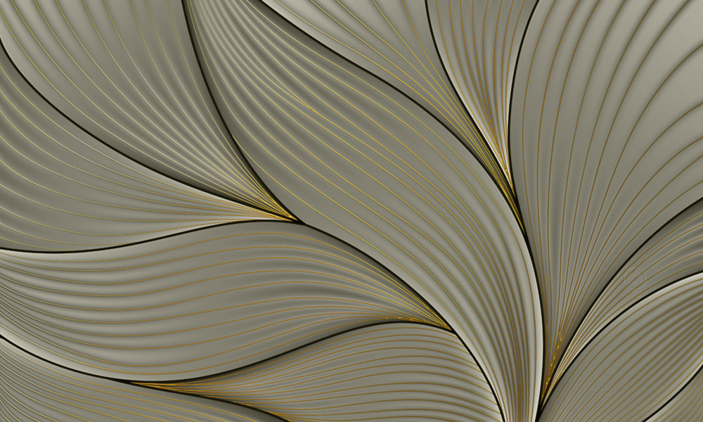 Luxuriöse geometrische Fototapete, Z34971, Elie Saab 2