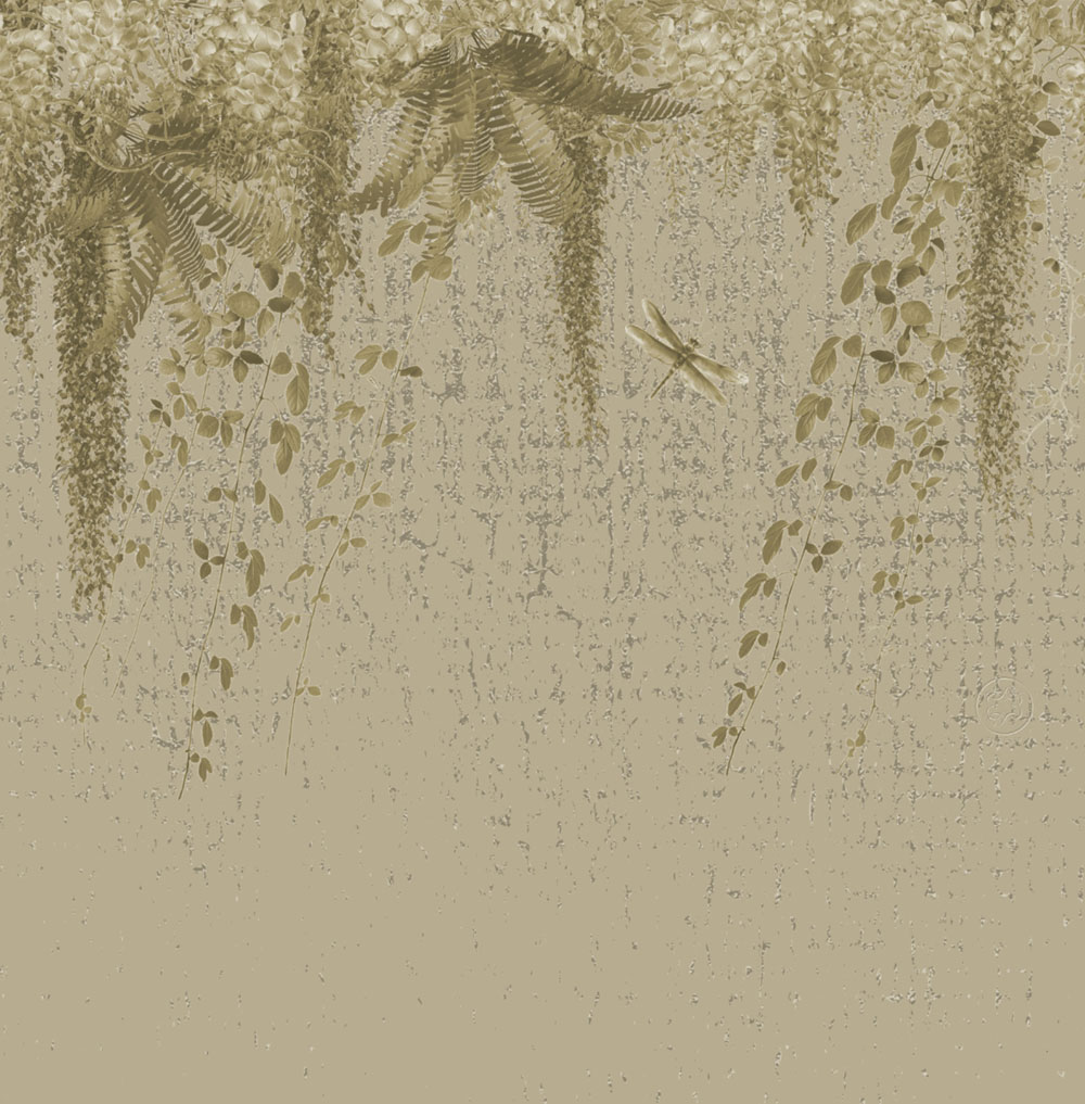 Luxus-Fototapete Glyzinien und Farne, Z34973, Elie Saab 2