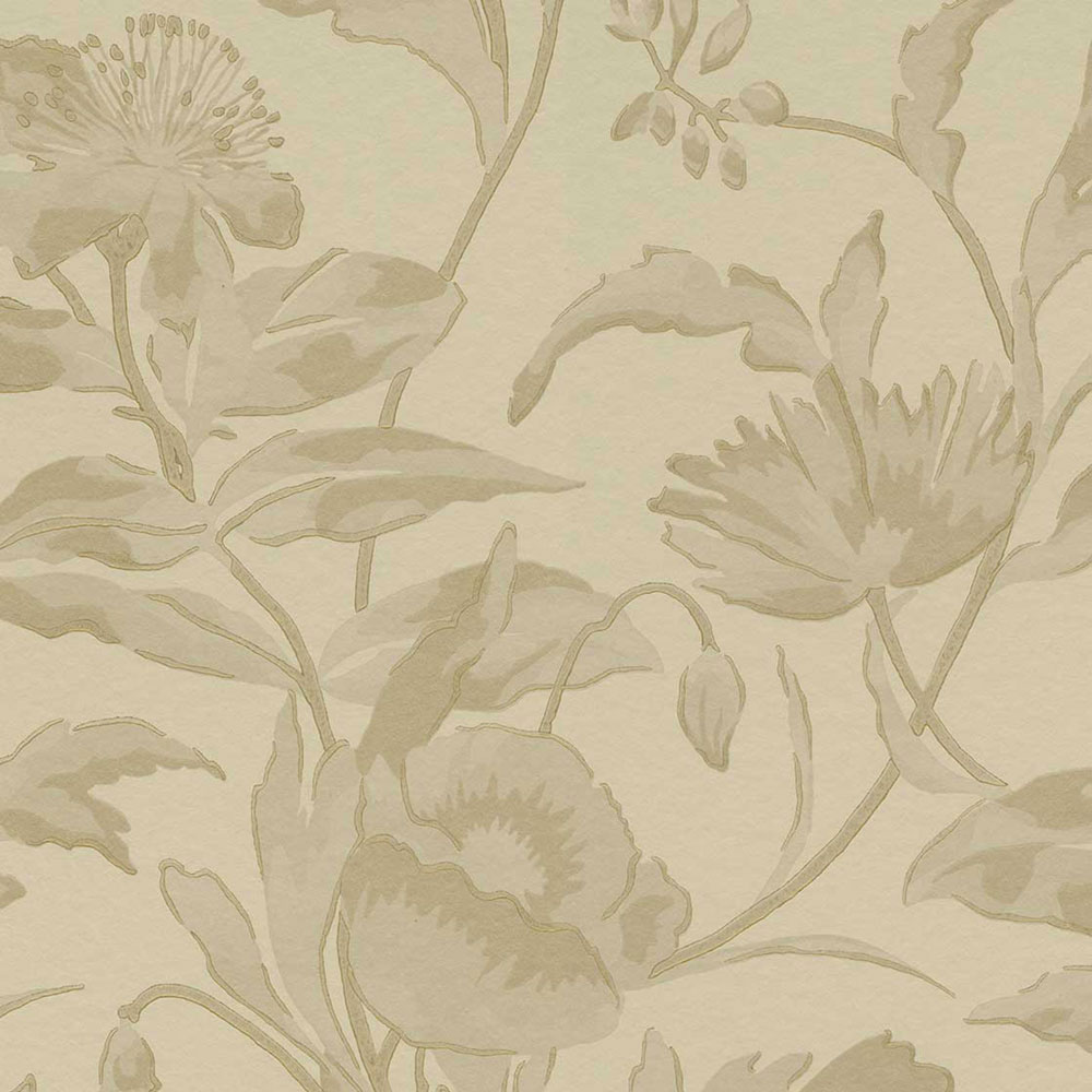 Beige-goldene florale Vliestapete, 340132, Gilded, Eijffinger