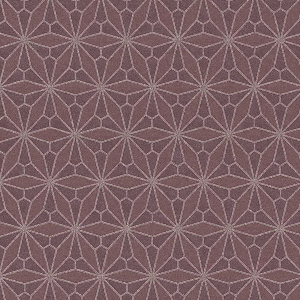 Lila florale Vliestapete, 340146, Gilded, Eijffinger