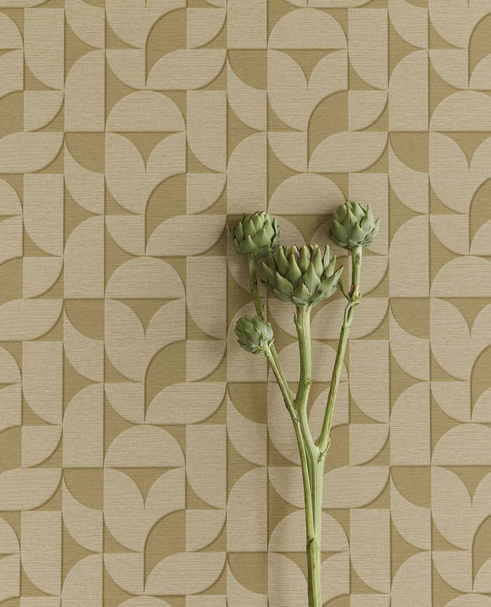 Terrakotta geometrische Retro-Tapete, 333613, Revive, Eijffinger