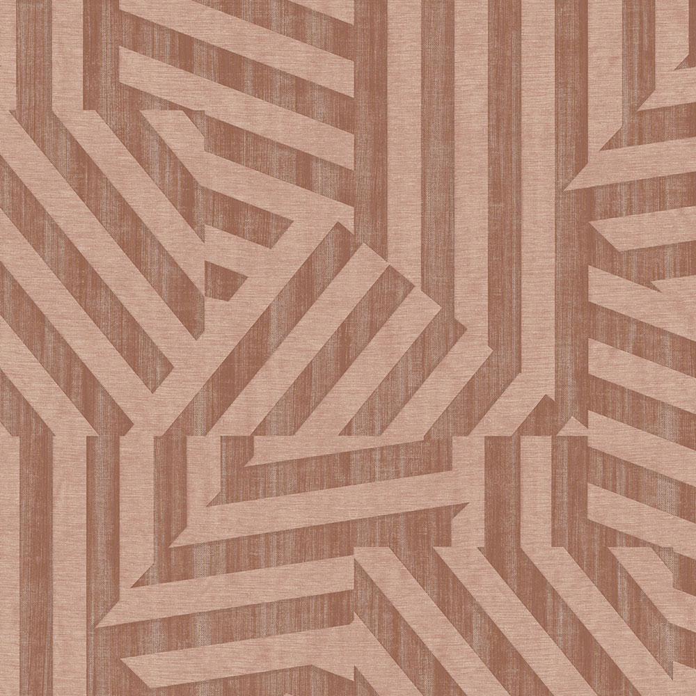 Rosa geometrische Retro-Tapete, 333633, Revive, Eijffinger