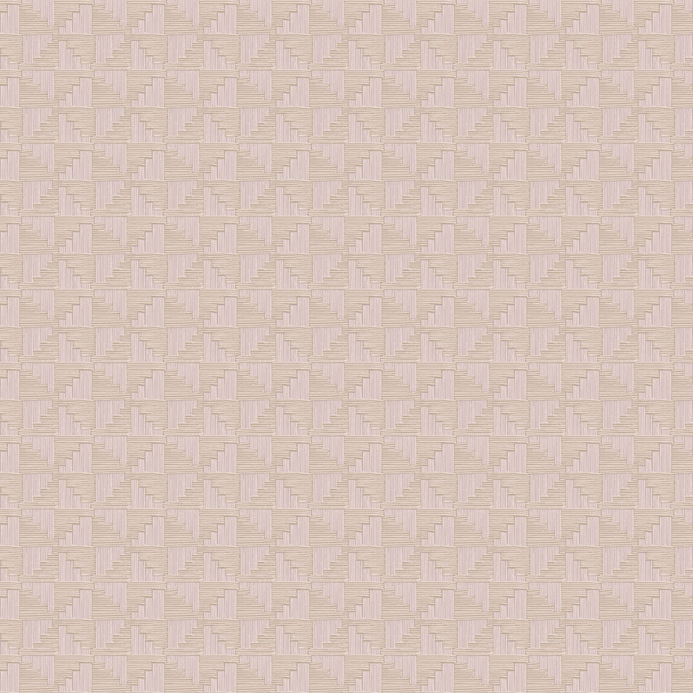 Grau-beige geometrische Retro-Tapete, 333650, Revive, Eijffinger