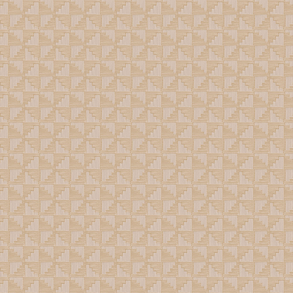 Beige geometrische Retro-Tapete, 333651, Revive, Eijffinger
