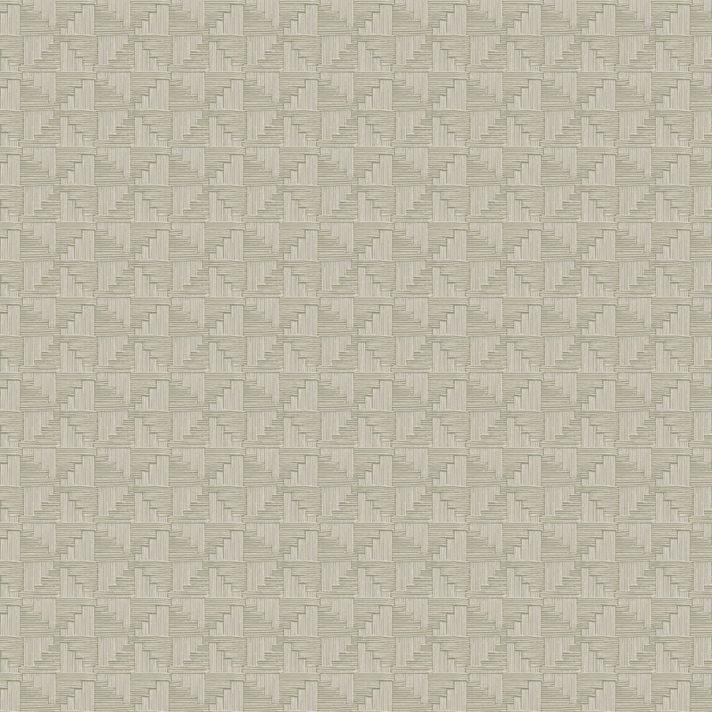 Grüne geometrische Retro-Tapete, 333654, Revive, Eijffinger