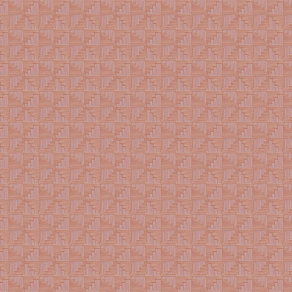 Terrakotta geometrische Retro-Tapete, 333657, Revive, Eijffinger