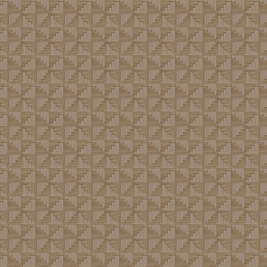 Braune geometrische Retro-Tapete, 333658, Revive, Eijffinger