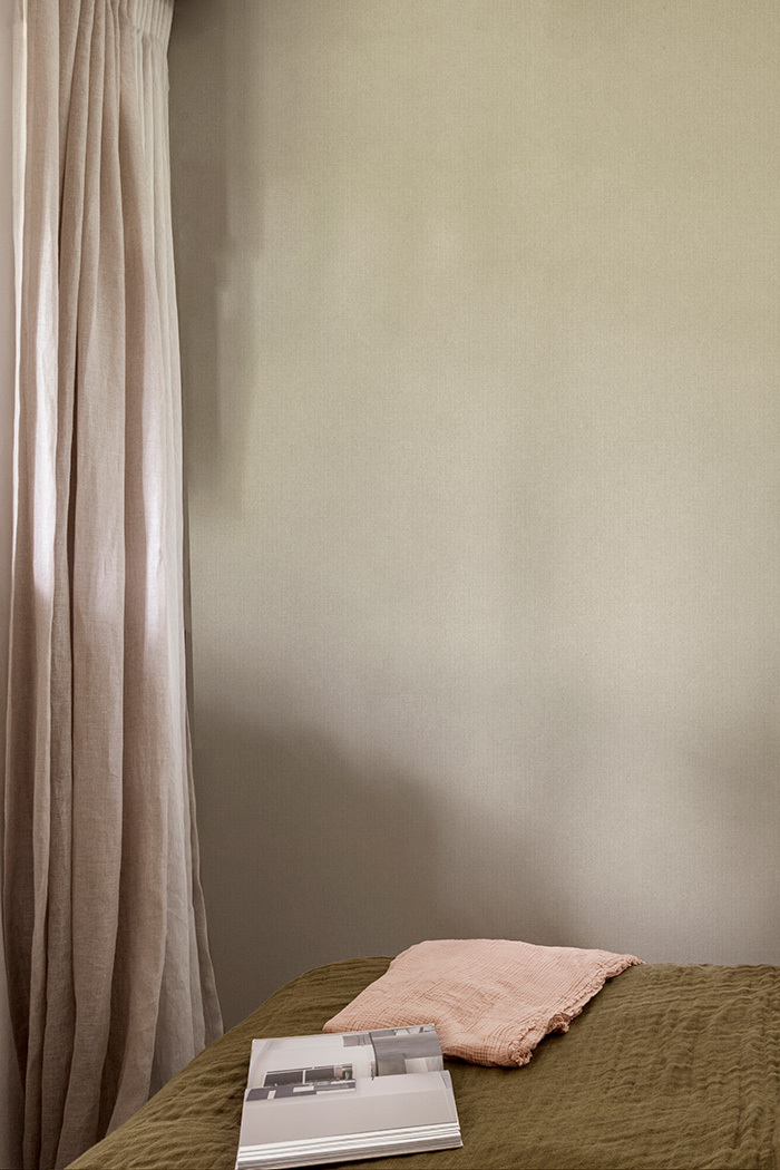 Vliestapete, beige-grau, Stoffimitat, PH1003, Perfect Harmony, Grandeco