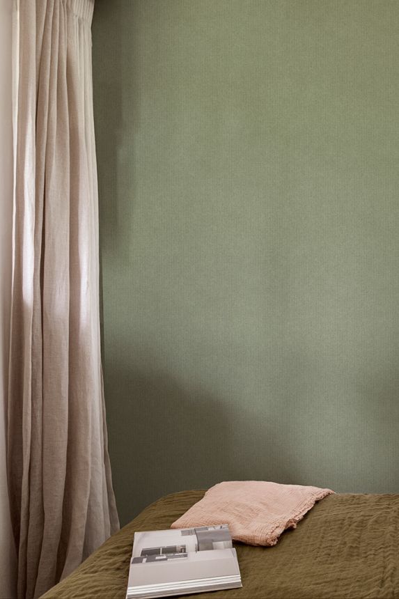 Vliestapete, grün, Stoffimitat, PH1007, Perfect Harmony, Grandeco