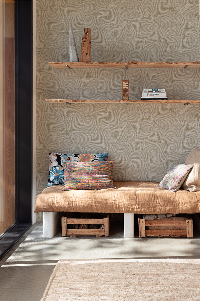 Geometrische Vliestapete, grau, PH3304, Perfect Harmony, Grandeco