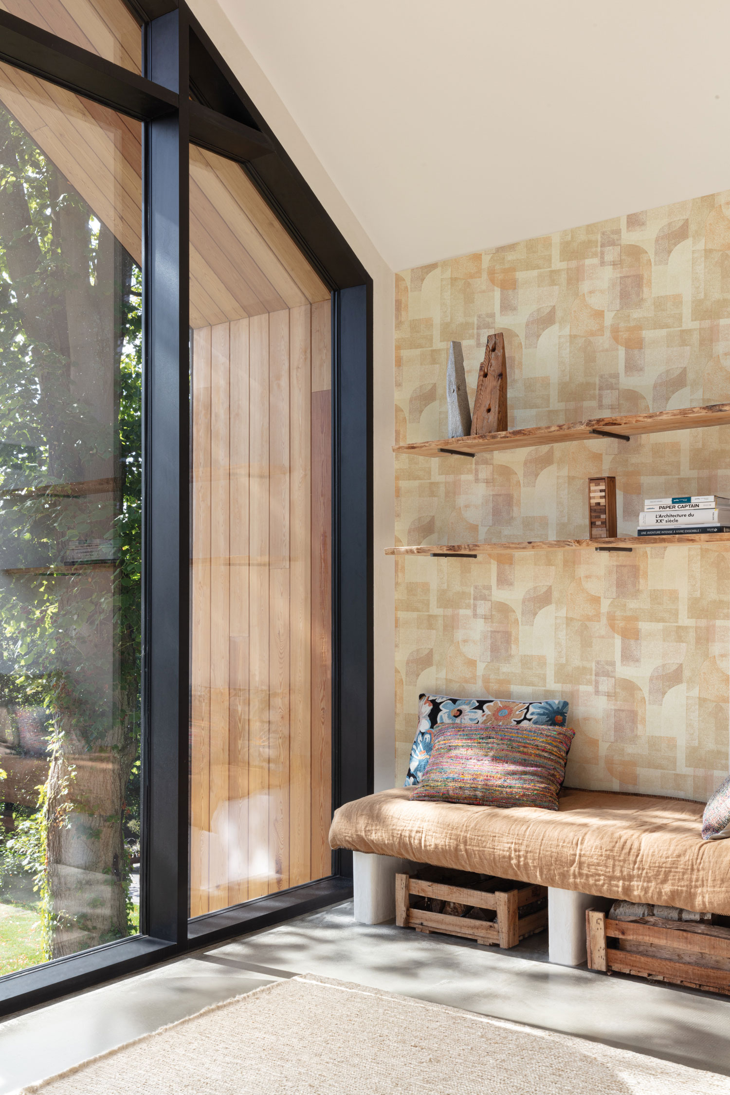 Geometrische Vliestapete, braun, PH3508, Perfect Harmony, Grandeco