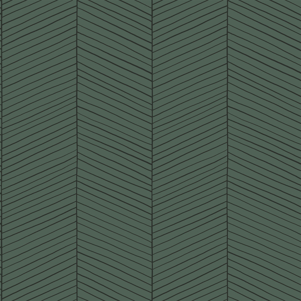 Geometrische Vliestapete, grün, 139307, Bloom, Esta Home