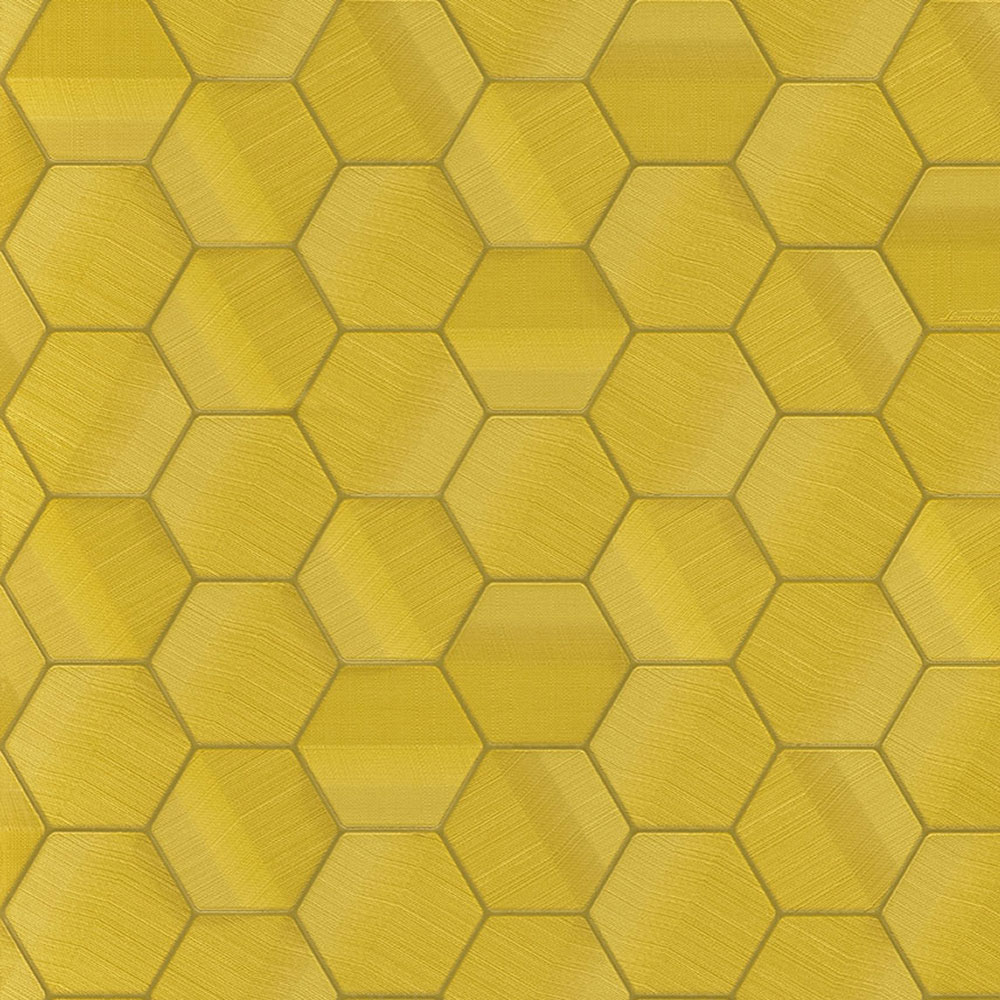 Luxuriöse goldgelbe geometrische Vliestapete, Z12826, Automobili Lamborghini 3