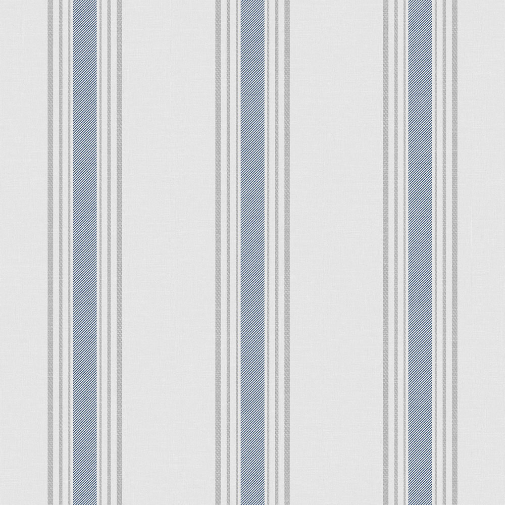 Vliestapete, blau, Streifen,  9810-1, Essential Stripes, ICH Wallcoverings