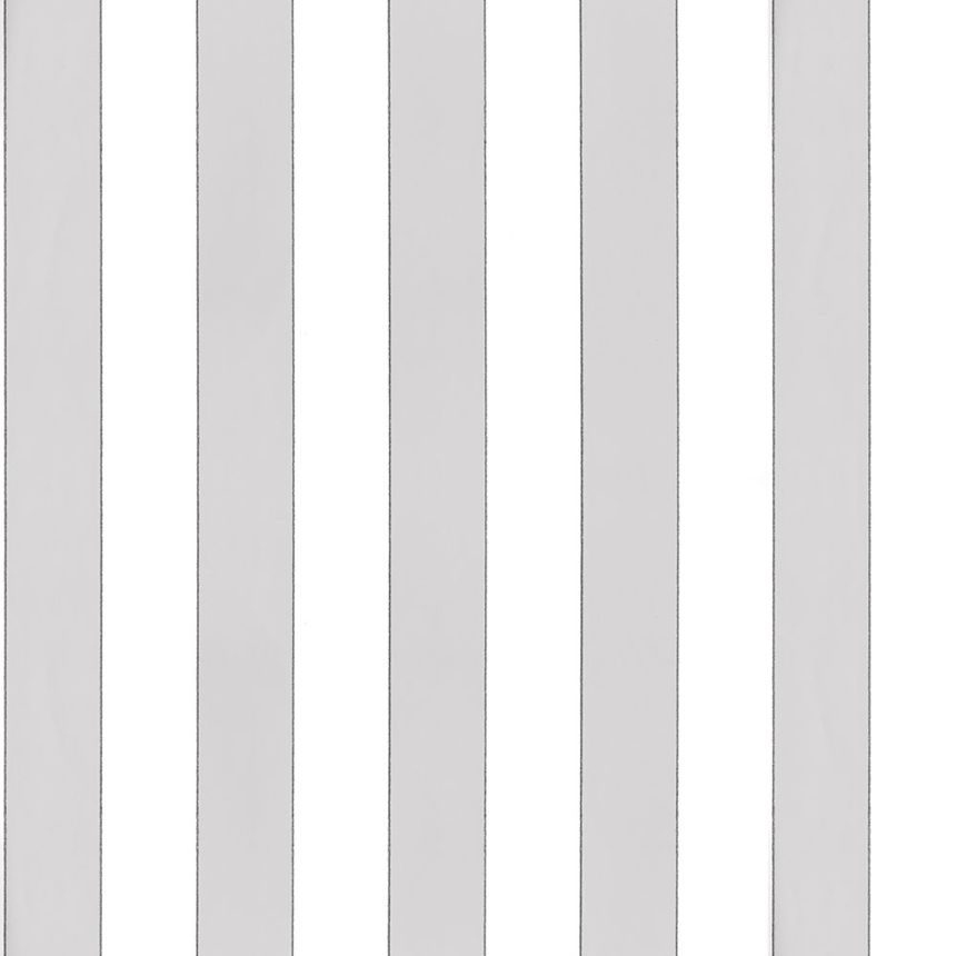 Vliestapete, grau-weiß, Streifen,  5060-2, Essential Stripes, ICH Wallcoverings