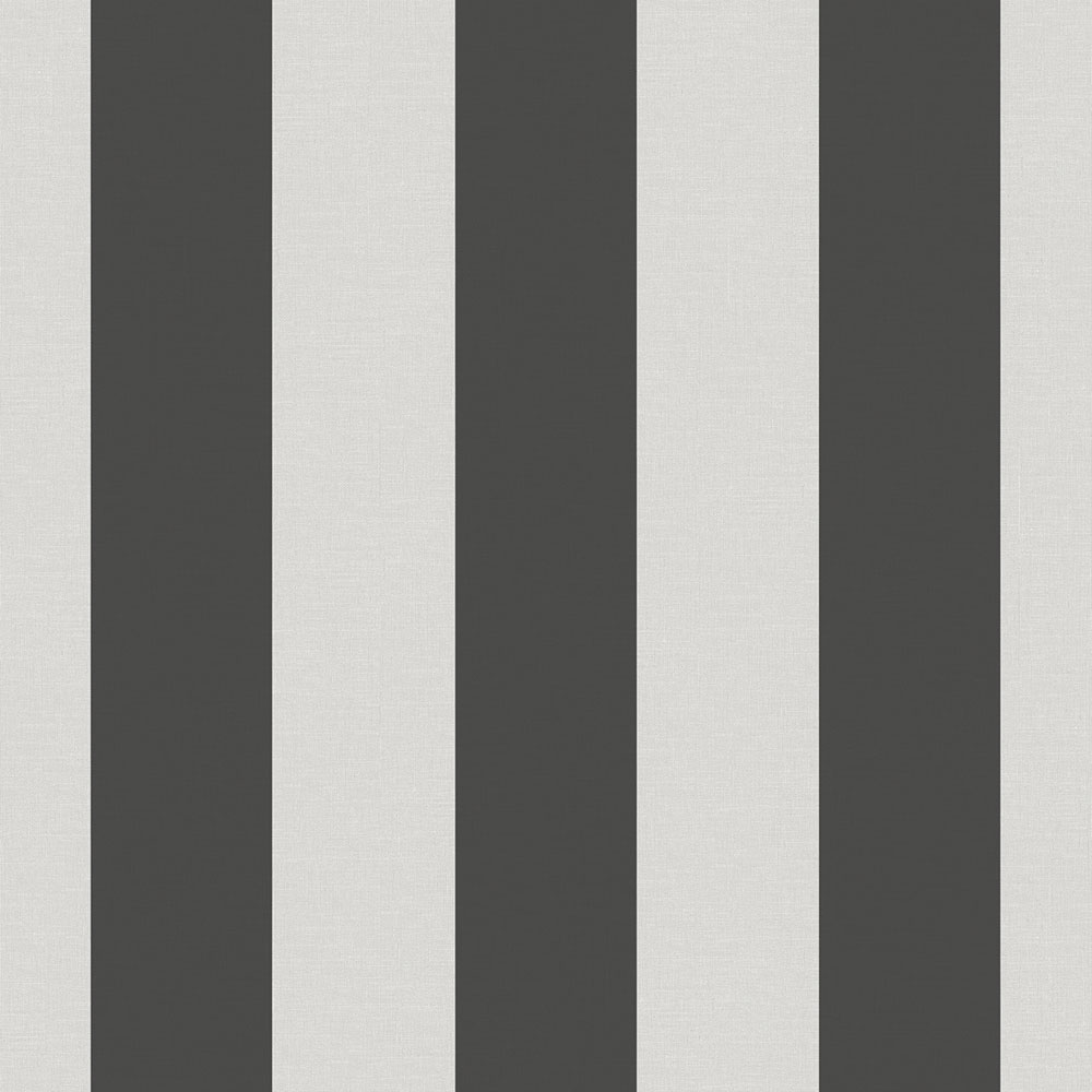 Vliestapete, schwarz-weiß, Streifen,  9814-4, Essential Stripes, ICH Wallcoverings