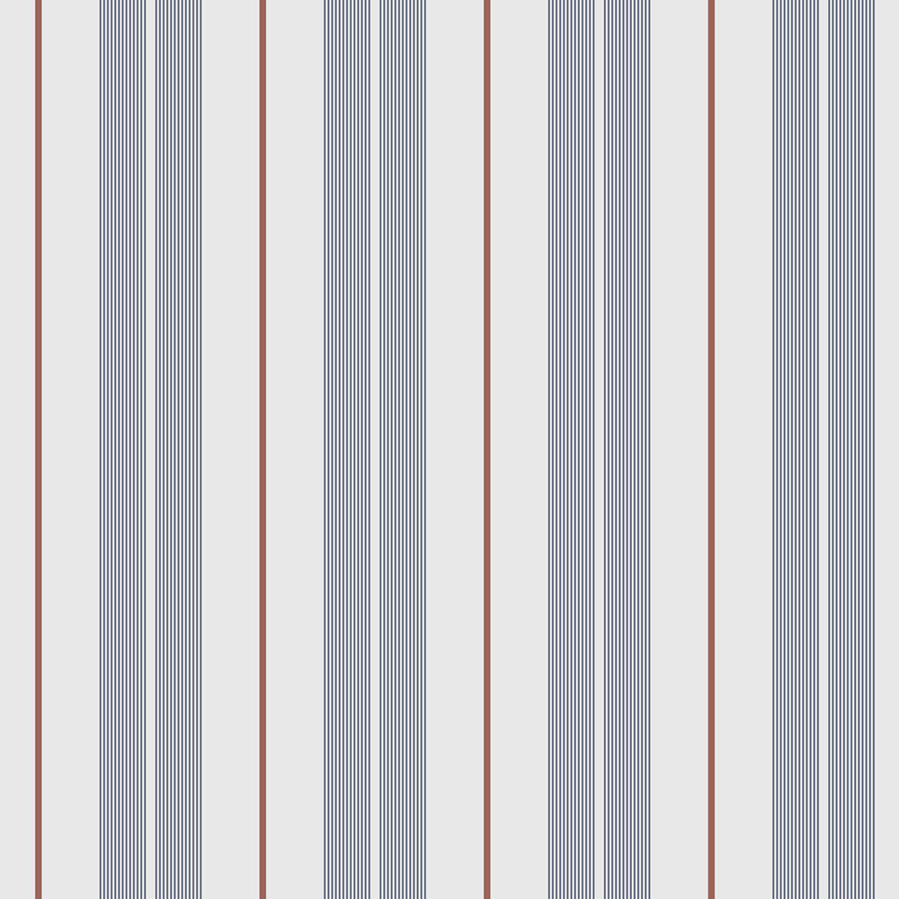 Vliestapete, blau, Streifen,  9815-1, Essential Stripes, ICH Wallcoverings