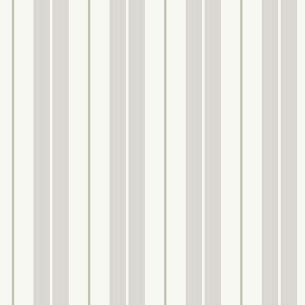 Vliestapete, grau-grün, Streifen,  9815-5, Essential Stripes, ICH Wallcoverings