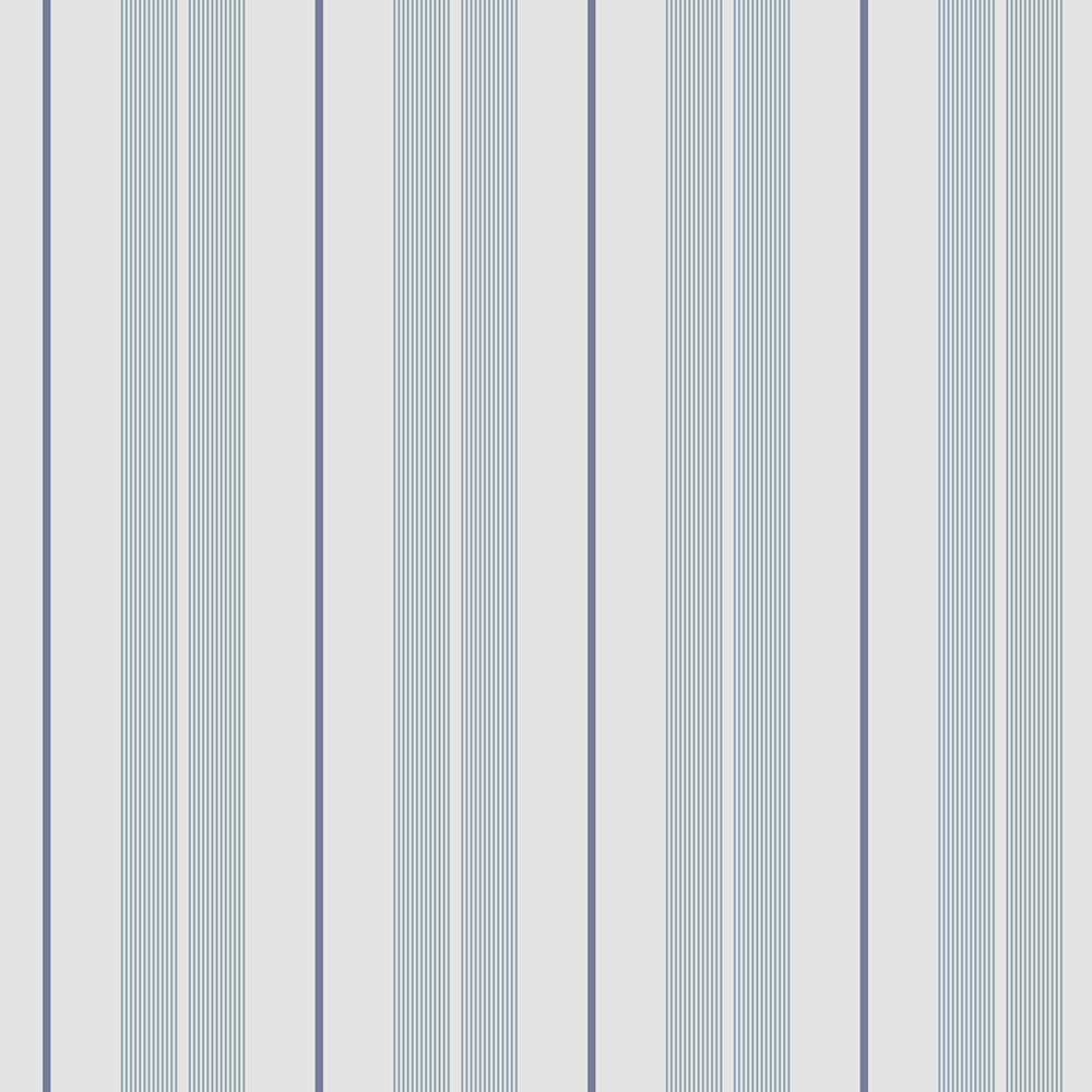 Vliestapete, blau, Streifen,  9815-6, Essential Stripes, ICH Wallcoverings