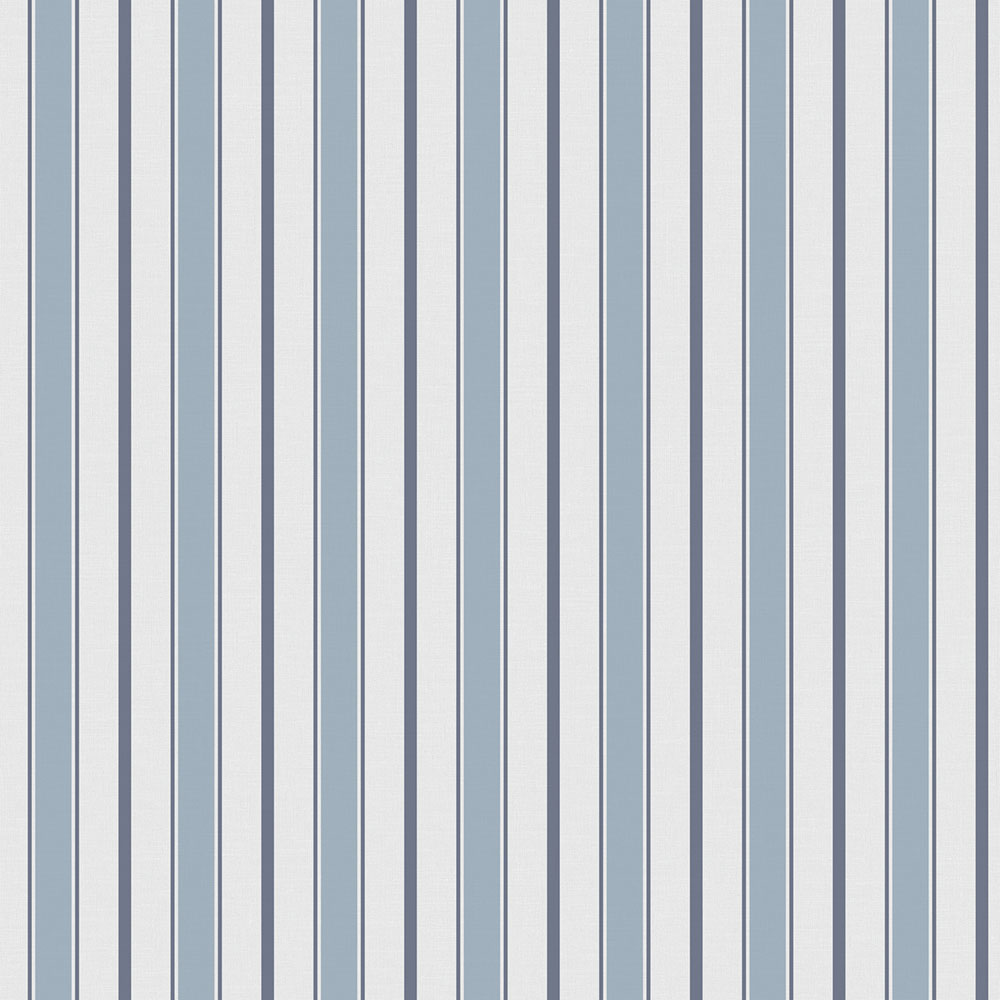 Vliestapete, blau, Streifen,  9816-2, Essential Stripes, ICH Wallcoverings