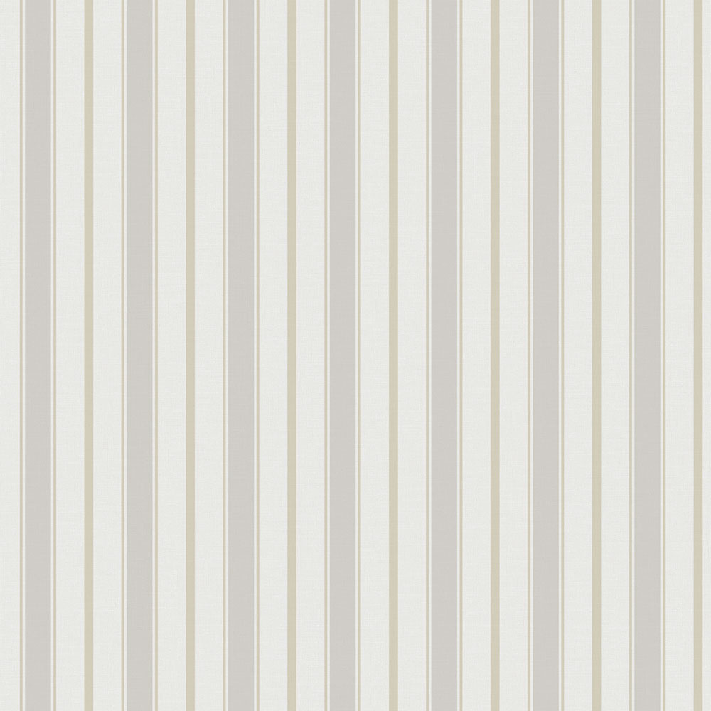 Vliestapete, grau-beige, Streifen,  9816-3, Essential Stripes, ICH Wallcoverings