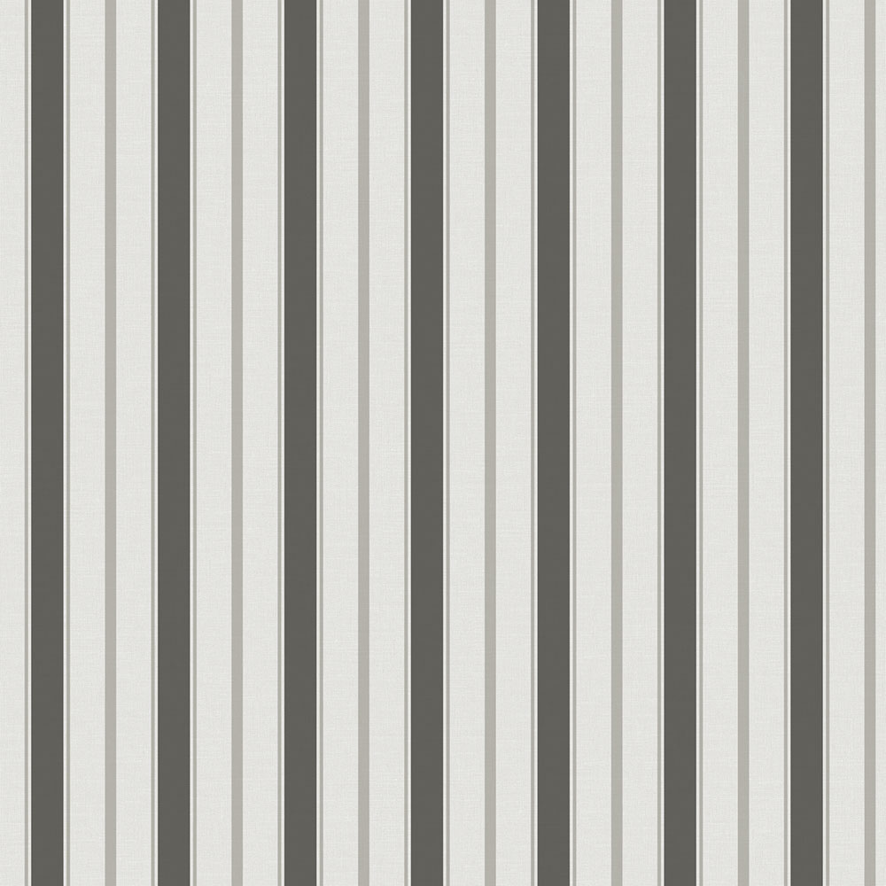 Vliestapete, grau-schwarz, Streifen,  9816-4, Essential Stripes, ICH Wallcoverings