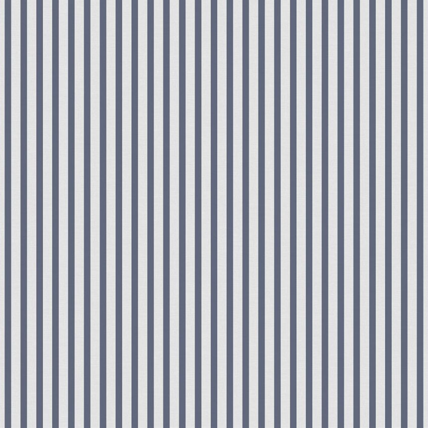Vliestapete, blau-weiß, Streifen,  9817-1, Essential Stripes, ICH Wallcoverings