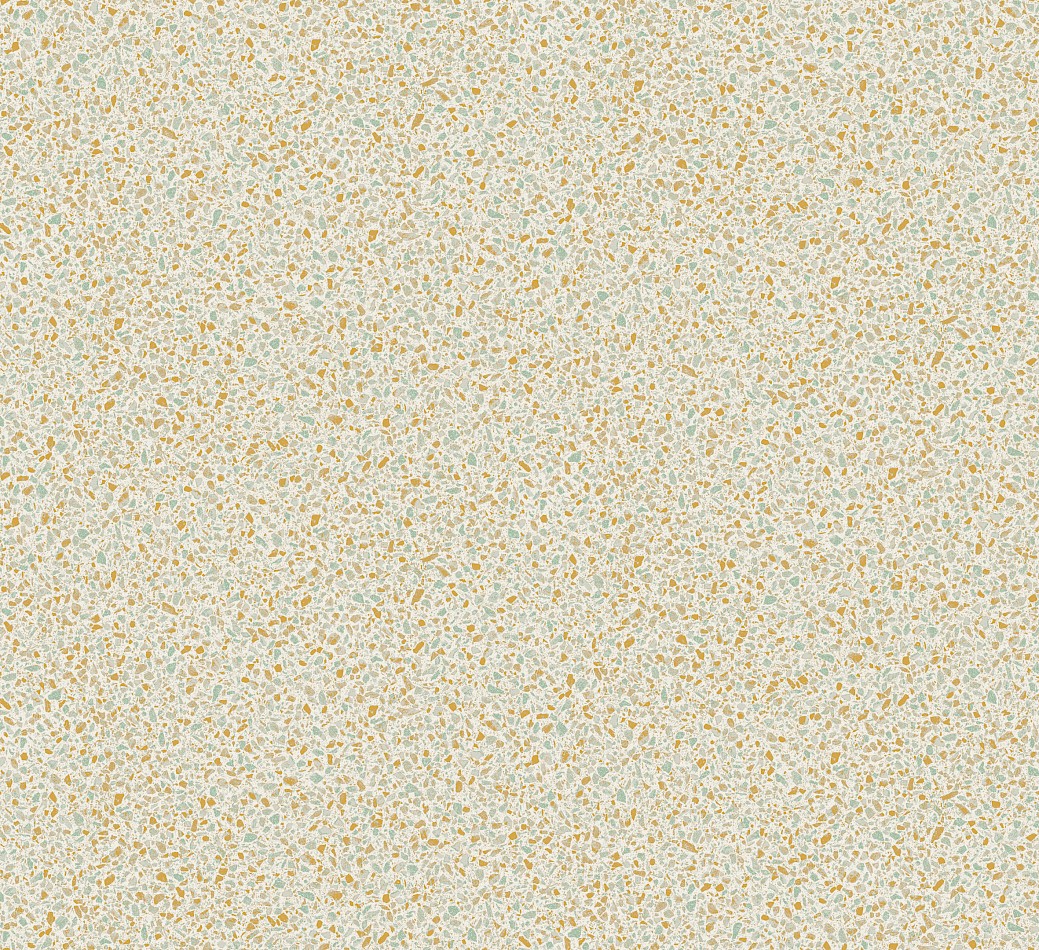 Vliestapete, grün-braun, Stein, Terrazzo, ROC003, Rock, Masureel