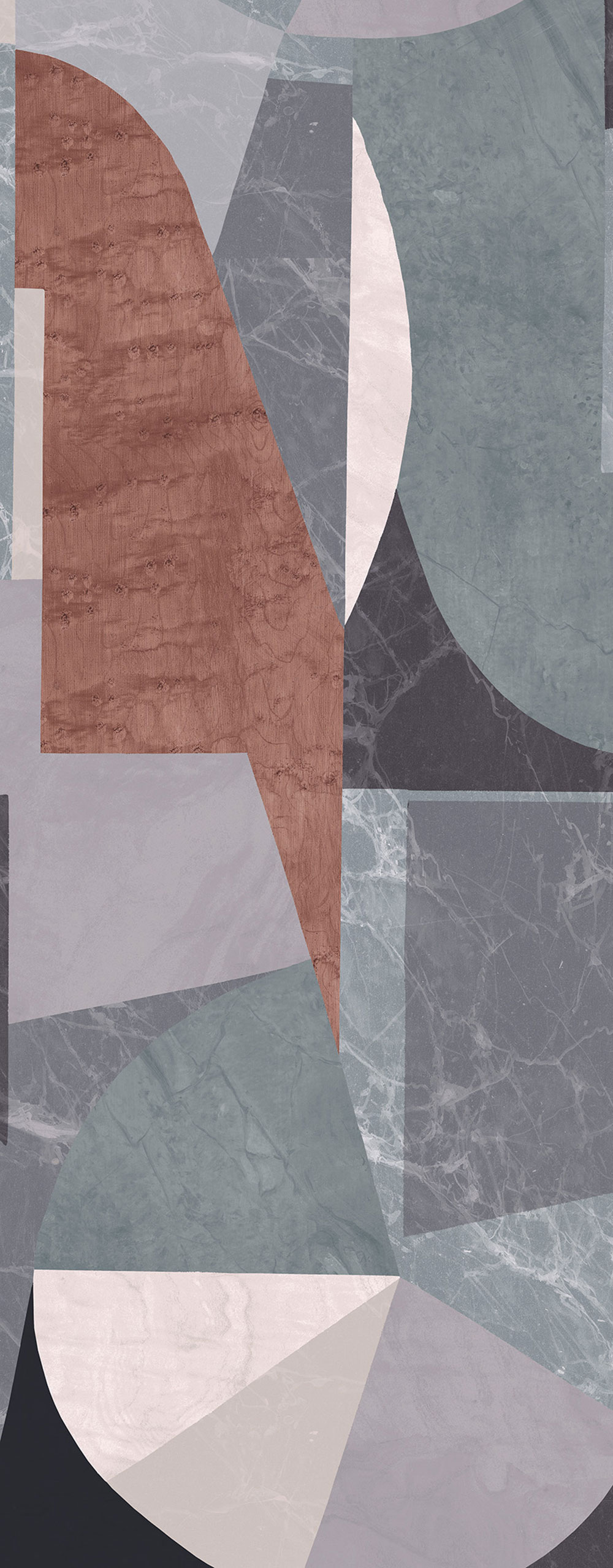 Grafische Fototapete, grau-braun, DGROC1031-300, Rock, Masureel