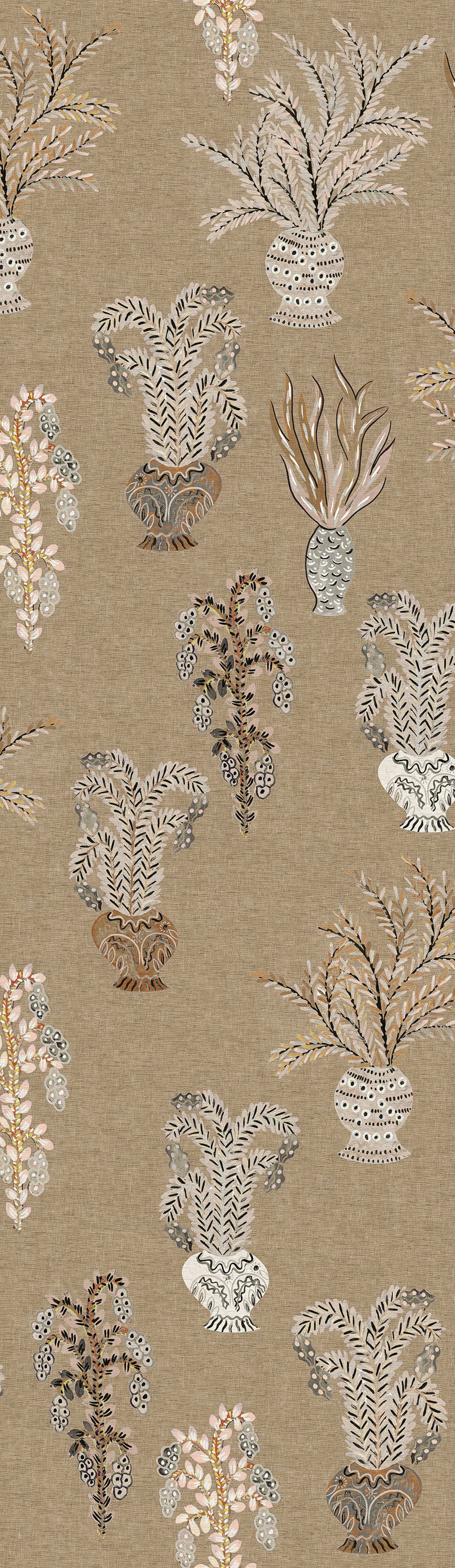 Vliestapete Wandbilder, braun-beige, Blumen, DGJOY1011-260, Joy, Masureel