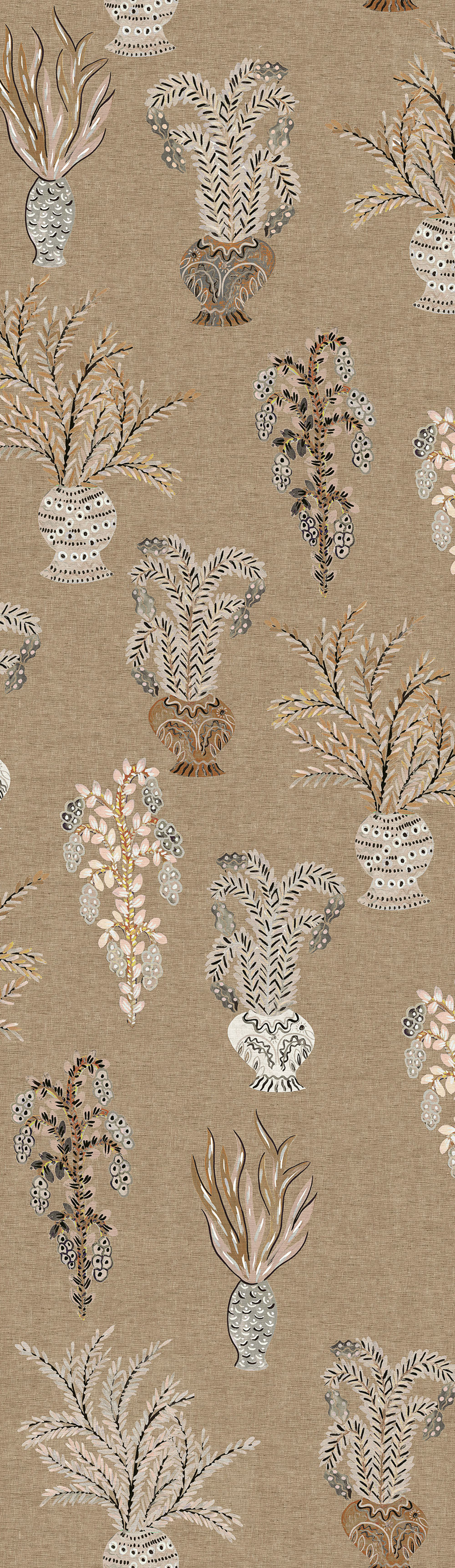 Vliestapete Wandbilder, braun-beige, Blumen, DGJOY1012-300, Joy, Masureel