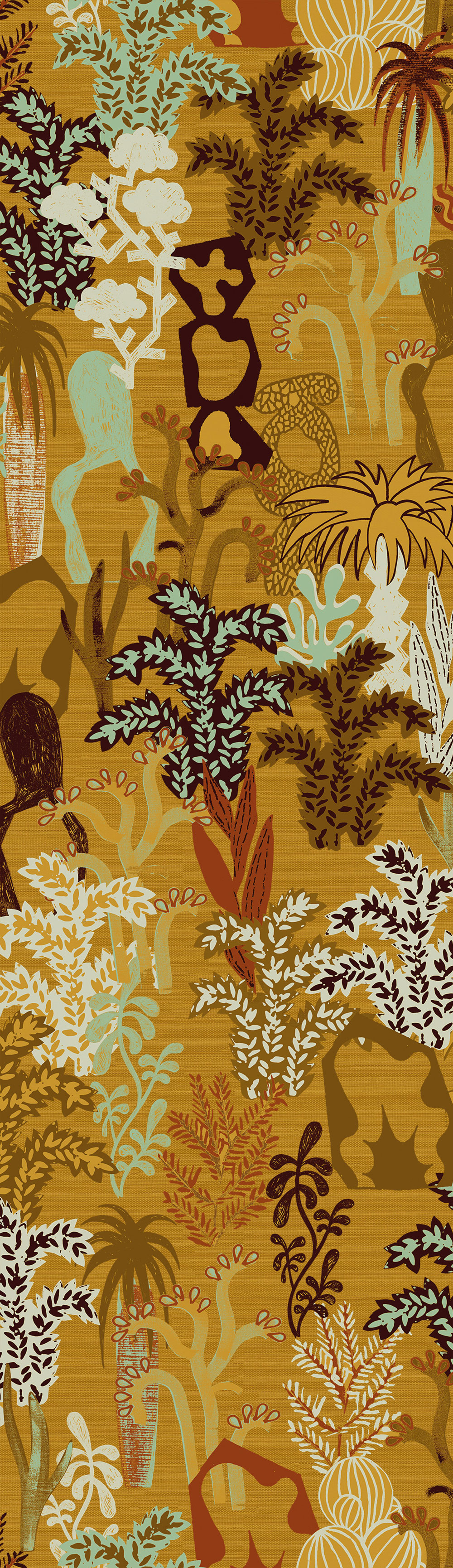 Vliestapete Wandbilder, ocker, Pflanzen, DGJOY3011-300, Joy, Masureel