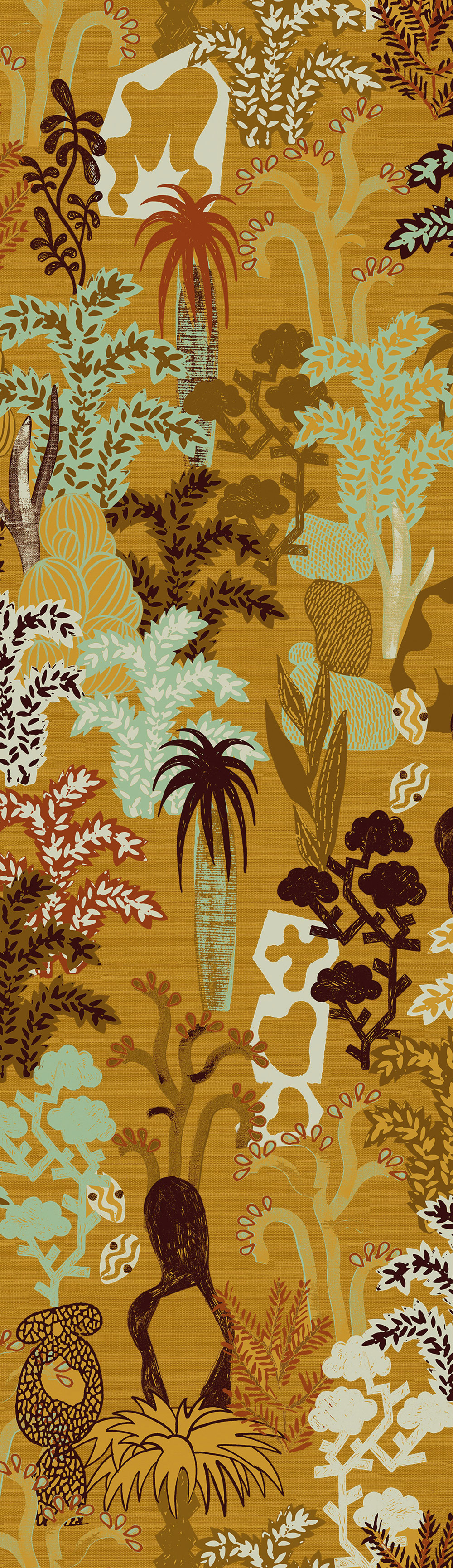 Vliestapete Wandbilder, ocker, Pflanzen, DGJOY3013-260, Joy, Masureel