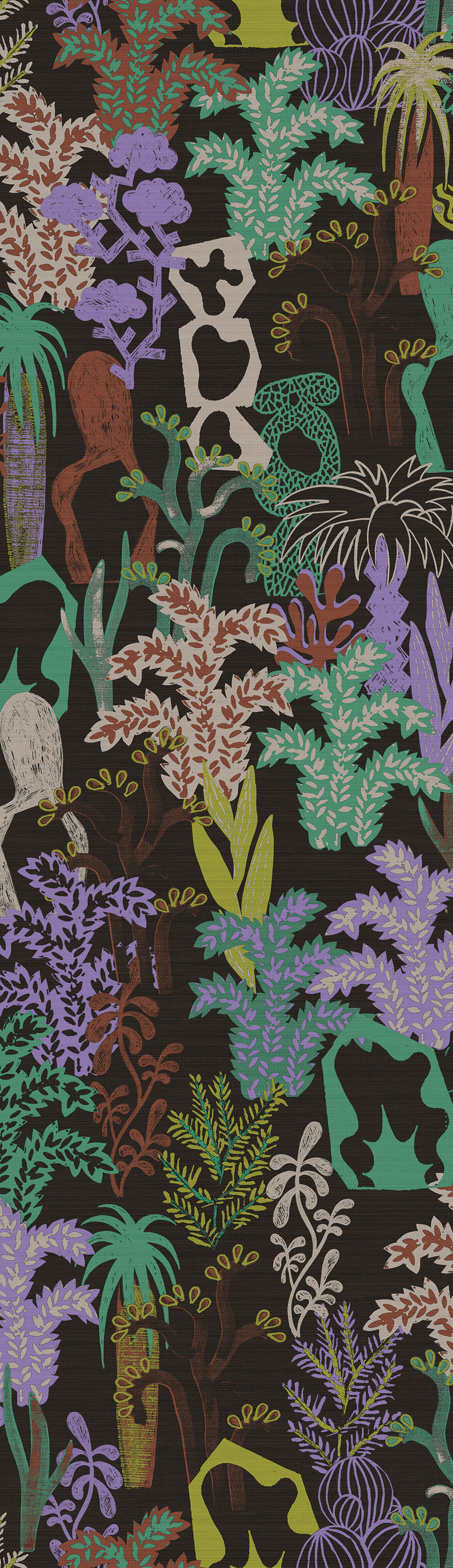 Vliestapete Wandbilder, schwarz, Pflanzen, DGJOY3021-260, Joy, Masureel