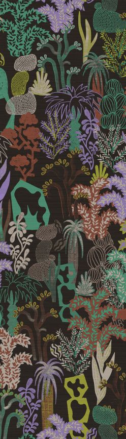 Vliestapete Wandbilder, schwarz, Pflanzen, DGJOY3022-260, Joy, Masureel