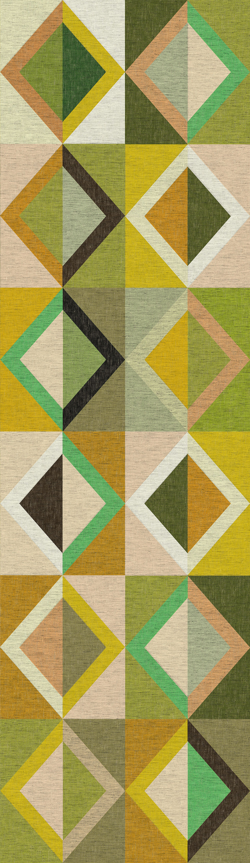 Geometrische Vliestapete Wandbilder, grün, DGJOY4022-300, Joy, Masureel